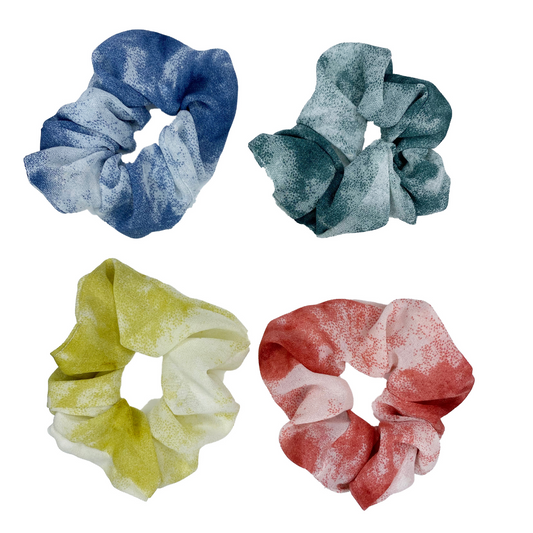 Tie Dye Scrunchie Set of 4